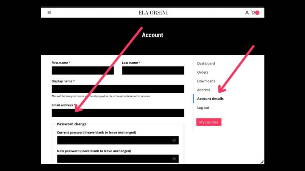 How can I change my email address?