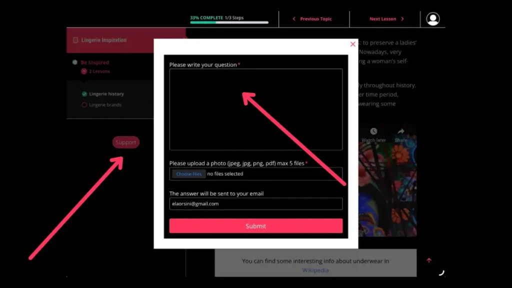 What if I have questions during the lessons?